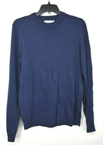 Topman Mens Twisted Classic Fit Crewneck Sweater Crewneck Ribbed Knit Cotton S - Picture 1 of 7