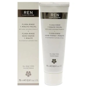 Flash Rinse 1 Minute Facial by REN for Unisex - 2.5 oz Rinse - Picture 1 of 1
