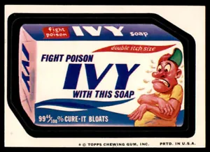 1974 Topps Wacky Packages 9th Series Ivy Soap Tan Back NM- - Picture 1 of 2