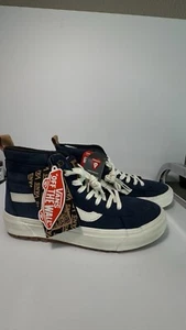 🔥NEW~Vans Sk8-Hi MTE-1 500714 Nubuck White Blue Skate Boots Shoes M8.5/W10 - Picture 1 of 7