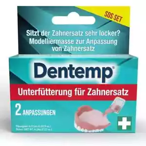 Zahnprothese Druckstelle? Zahn Ersatz Riss reparieren Pflege Unterfütterung DIY - Bild 1 von 2