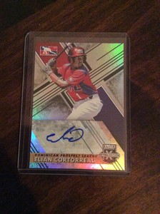 2019 Elite Extra Edition Elian Cortorreal Autograph Atlanta Braves