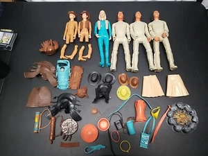 Marx Toy Lot 1960s Johnny West Vintage Action Figures Accessories Outfit - Picture 1 of 7