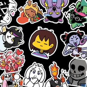 Adesivi Undertale - Bomboniere Festa Compleanno - Adesivi Deltarune - Foto 1 di 5