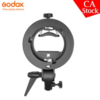 US Godox S-type Bracket Speedlite Adapter Holder Bowens for AD200 AD200Pro Flash - Image 1 of 4