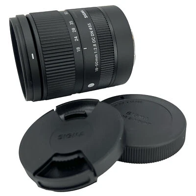 Sigma 18-50 мм f/2.8 DC DN современный объектив для Sony E - бесплатный 2-3 шины. ДОСТАВКА НА ДЕНЬ - Изображение 1 из 4