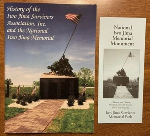History of the Iwo Jima Survivors Association & National Memorial w/ Pamphlet D1 - Picture 1 of 12