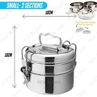Authentic Indian Tiffin Lunch Box Stainless Steel Food Storage Dinner Kids Food