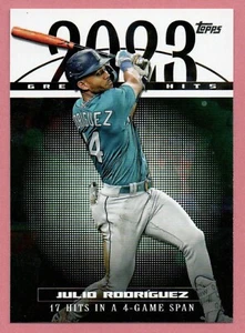 Julio Rodriguez Mariners 2024 Topps Series 1 2023 Greatest Hits 23GH-17 - Picture 1 of 1