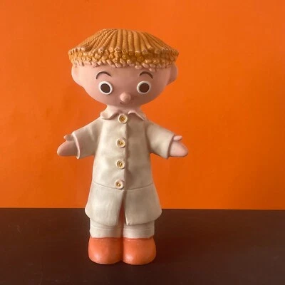 JOUET ANCIEN VINTAGE - 1960/70's - FIGURINE POUET BONHOMMET - Renée FUKS - Photo 1/4