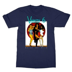 Vanity 6 Denise Matthews Vanity 80's Pop Retro Men's T-Shirt - Picture 1 of 16