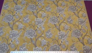 JF Fabrics Cambridge 18J6481 Floral Jacquard Chenille Fabric - Picture 1 of 15
