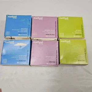 LOT OF 6 boxes - 12 bars Method Bloq Natural Body Bar Soap Jojoba avocado mango - Picture 1 of 5