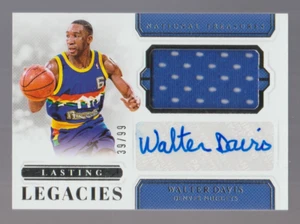 WALTER DAVIS 2018-19 National Treasures GAME-WORN Jersey Autograph SP AUTO /99 - Picture 1 of 2