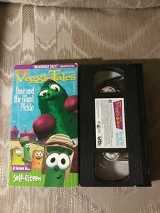 VeggieTales Dave & The Giant Pickle VHS A Lesson In Self Esteem Big Idea 2128... - Picture 1 of 6