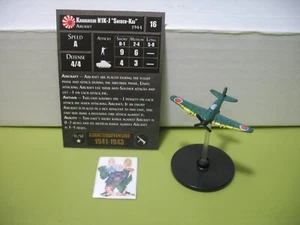 =Axis & Allies Miniatures COUNTEROFFENSIVE Kawanishi N1K-J "Shiden-Kai" wc 41/50 - Picture 1 of 1