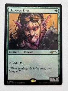 MTG Llanowar Elves FOIL 0800 NM - Secret Lair Artist Series: Jesper Ejsing - Picture 1 of 1