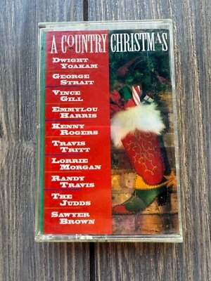 A Country Christmas Vintage Cassette Tape Featuring Top Country Artists - Image 1 of 3