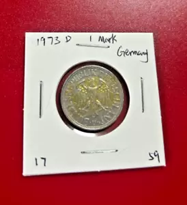 1973 D 1 MARK GERMANY COIN - NICE WORLD COIN !!! - Picture 1 of 2