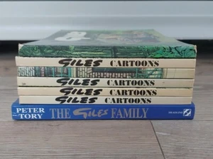 Vintage Giles Cartoon Bücher Konvolut Buch Restposten 70er 70s Cartoons - Bild 1 von 11