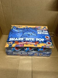 Shark Bottle Pop Novelty Toy Assorted Flavor Lollipops 12 count Exp 6/25 - Picture 1 of 3