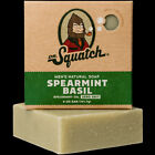 Dr Squatch Mens Natural Soap Spearmint Basil Zero Grit 5Oz