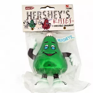 Vintage Hershey’s Kisses Candy Christmas Green Tree Ornament 1999 KMART - Picture 1 of 6