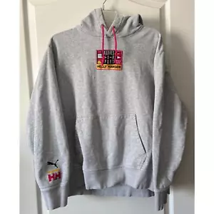 Puma X Helly Hansen Felpa con Cappuccio Uomo Grande Grigio Sartoriale per Felpa Sportiva Adulto L - Foto 1 di 4