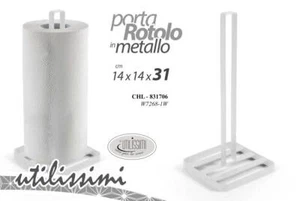 PORTAROTOLO DA TAVOLA METALLO BIANCO MODERNO SCOTTEX CUCINA TOVAGLIOLI 31*14 cm - Foto 1 di 4