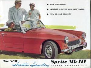 Austin-Healey Sprite MkIII UK market 1964 full colour sales brochure - Picture 1 of 1