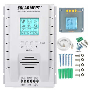 60A MPPT Solar Charge Controller Battery Regulator Charger 12V/24V PV100V 1500W,