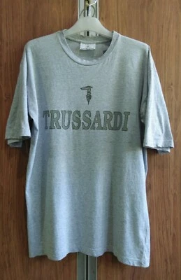 VTG TRUSSARDI SPELLOUT T-SHIRT MADE IN ITALY - Image 1 of 4