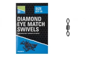 Preston Diamond Eye Match Swivels Swivels Feeder Swivels Swivel Fishing Swivels - Picture 1 of 1
