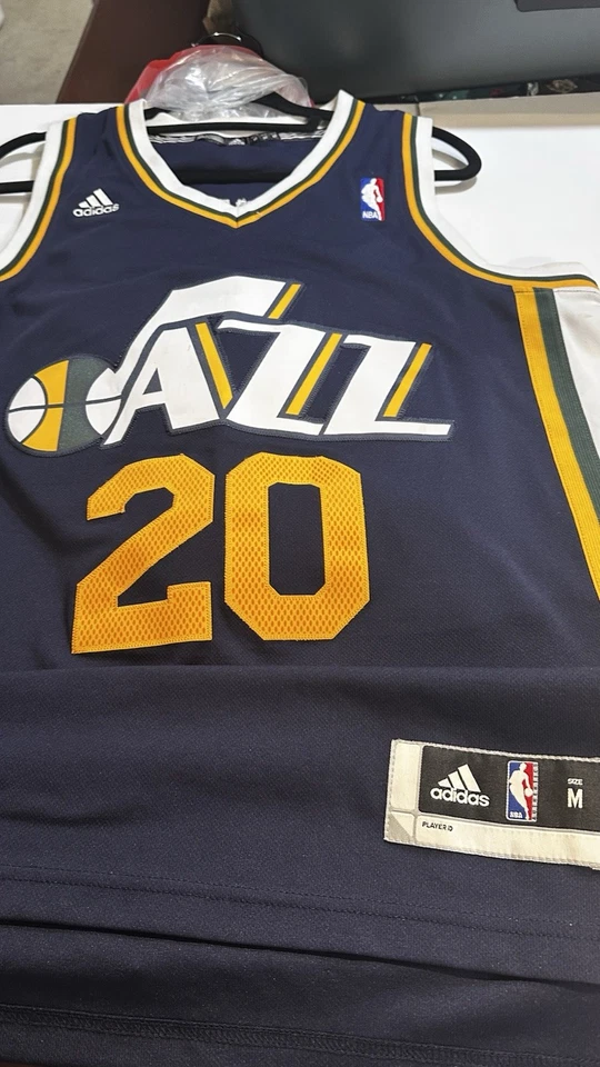 Camiseta deportiva de baloncesto Adidas NBA Utah Jazz Gordon Hayward talla mediana Foto 1 de 4