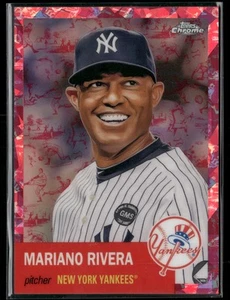 2022 Topps Chrome Platinum Mariano Rivera Platinum Toile Fuchsia Refractor /100 - Picture 1 of 2
