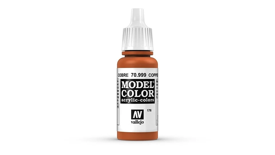 (VAL999) - AV Vallejo Model Color 17ml - Metallic Copper - Photo 1/1