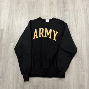Champion Reverse Weave Army Black Knights Sweatshirt Herren Large Schwarz Gold  - Bild 1 von 5