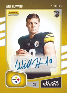 Panini Instant NFL Will Howard Studio Rookies 2025 automático SSP/99 preventa - Imagen 1 de 1