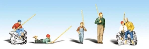 Woodland Scenics 1878 HO Scale Scenic Accents(R) -- Gone Fishing pkg(6) - Picture 1 of 1