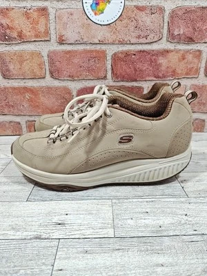 Skechers Shape Ups Women’s Size 7.5 XF Energy Blast Shoes 12321 Tan Leather - Image 1 of 4