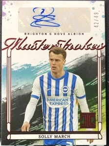 2024-25 Panini Impeccable Solly March Auto Brighton & Hove Albion 42/49 - Picture 1 of 2