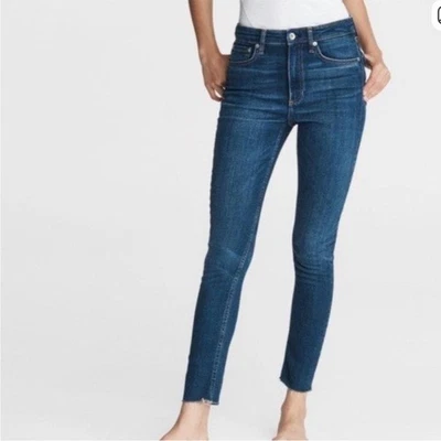 🌻NEw w/tag Rag & Bone NY Nina Straight High-Rise Ankle Cigarette Jeans Size 24 - Image 1 of 4