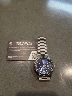 Luminox Pacific Diver Stainless Steel Bracelet 44mm Blue Dial 3123 - Image 1 of 4