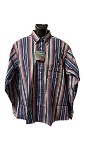 Brittany Bay Button Down gestreiftes Hemd Herren mehrfarbig langarm Gr. L #26 - Bild 1 von 13