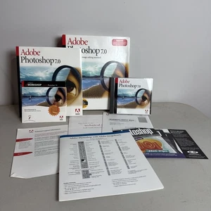 Adobe Photoshop 7.0 Full Version for Windows Original Big Box, Disk, Book, etc. - Picture 1 of 15