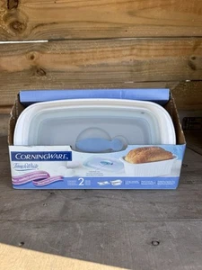 Corningware French White 1,75 Qt Pan Pan Sartén Plato para Hornear Servir Gres - Imagen 1 de 11