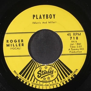 ROGER MILLER: playboy STARDAY 7" Single 45 RPM - Imagen 1 de 2