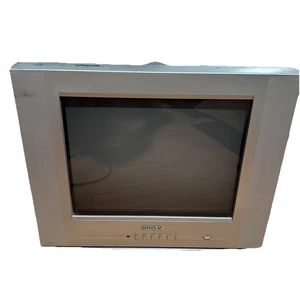 VTG Advent 14” Flat Screen Crt TV Retro Gaming Console Compatible Tested Works - Picture 1 of 5