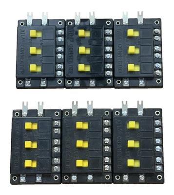 6 COMPLETE VINTAGE ATLAS CONTROL SWITCH CONNECTOR MPN #205- FREE SHIP - Image 1 of 4