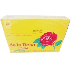 De La Rosa Mazapan Style Mexican Peanut Candy, 12 Count - Picture 1 of 3